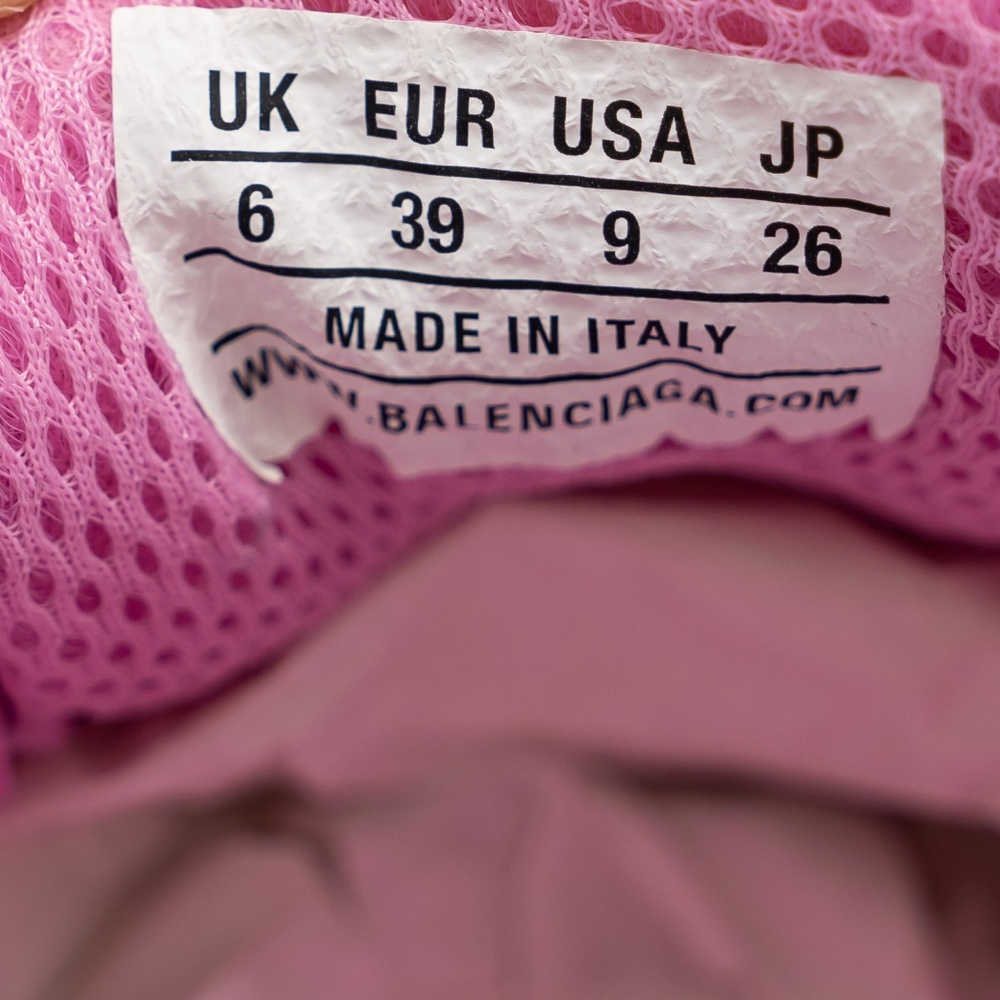 size 39 EU / 9 US Balenciaga Phantom Sneakers Pink Mesh - Picture 10 of 12